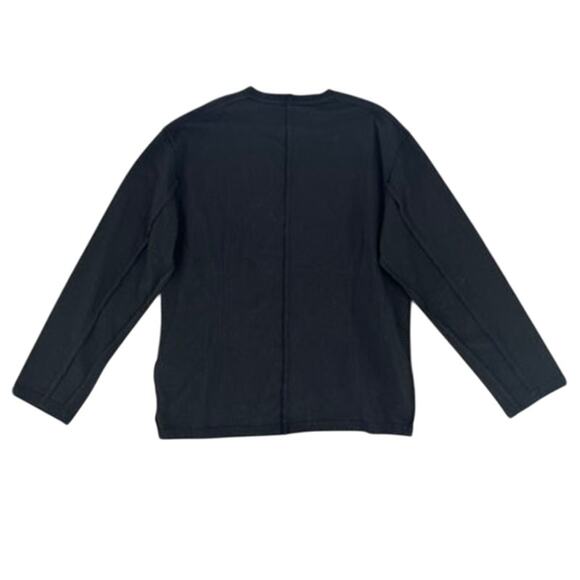 C2H4 Black Long Sleeve Shirt XL Crewneck Water Voyage - Picture 2 of 6